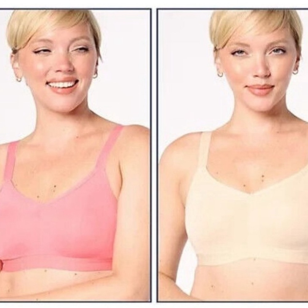 2 Cuddl Duds Bralettes NWOT Size M